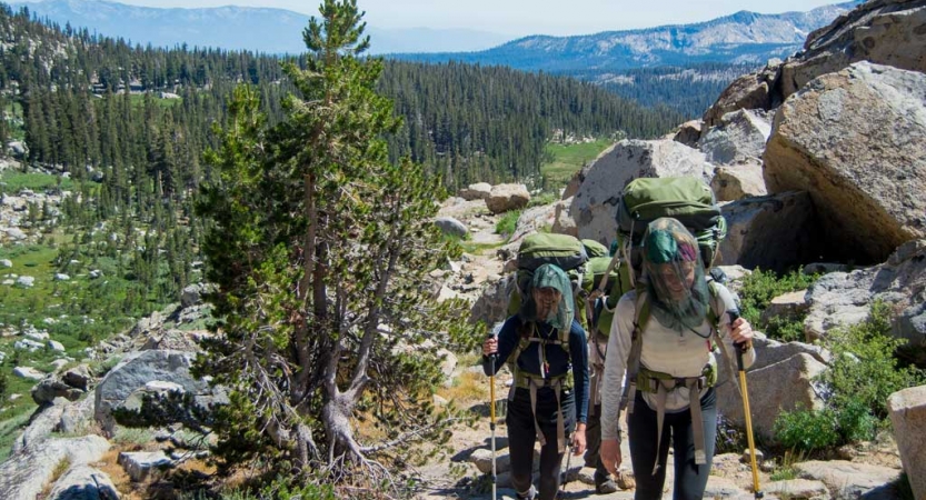 backpacking trips for young women